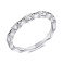 Серебряное кольцо с дорожкой из фианитов (арт. 7501/6109) – изображение 1