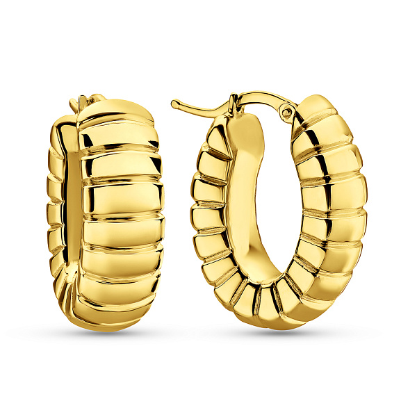 Серьги Francelli из желтого золота (арт. е1091755/20ж) – изображение 1