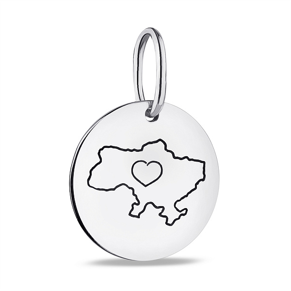 Серебряный патриотический подвес (арт. 7903/1891) – изображение 1