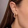 Серьги из красного золота без камней (арт. 108428) – изображение 2