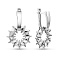 Серьги из белого золота (арт. 1091391/15б) – изображение 1