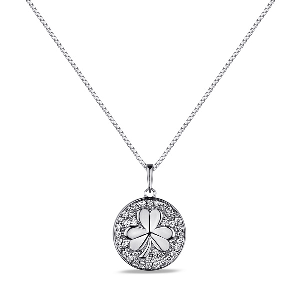 Серебряное колье с фианитами (арт. 7507/2125) – изображение 1