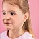 Золотые пусеты Девочки для детей (арт. 105659) – изображение 4