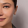 Серьги из красного золота с бриллиантами (арт. С011499010) – изображение 3