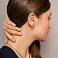 Серьги из красного золота с эмалью (арт. 1091790еч) – изображение 3