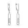 Серебряные серьги с фианитами (арт. 7502/10379) – изображение 1