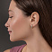 Сережки золотые с фианитами (арт. 110398ж) – изображение 3