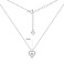 Серебряное колье Сердце (арт. 7507/2372) – изображение 3