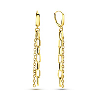 Сережки з жовтого золота Ланки (арт. 1091578ж)