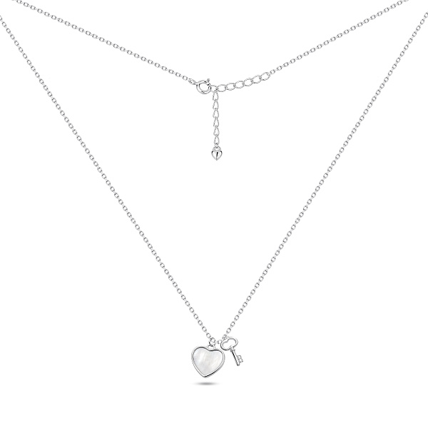 Серебряное колье с перламутром (арт. 7507/2403п) – изображение 2