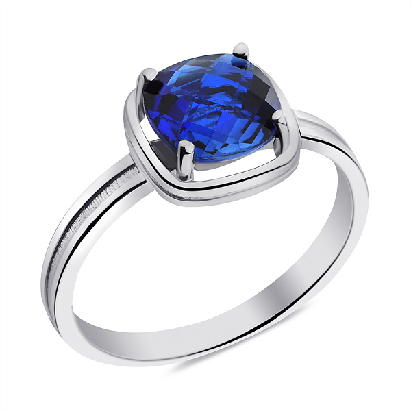 Серебряное кольцо с кварцем (арт. 7501/2294Пкс) – изображение 1