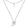 Колье из белого золота Бабочка Francelli (арт. 352660б) – изображение 4