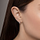 Серьги из красного золота с фианитами (арт. 1092233) – изображение 2