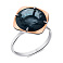 Серебряное кольцо с танзанитом (арт. 7201/590Тзнскп) – изображение 1