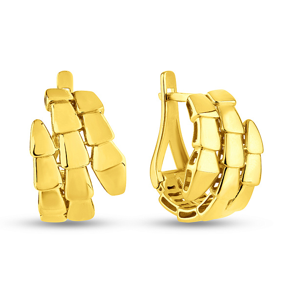 Серьги из желтого золота (арт. 1091348ж) – изображение 1