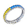 Серебряное кольцо с фианитами (арт. 7501/6591агж) – изображение 1