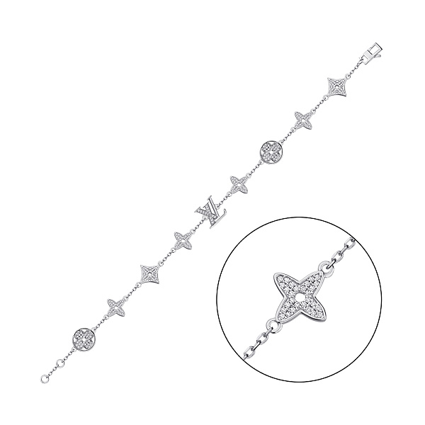Браслет из серебра с фианитами (арт. 7509/4317) – изображение 1