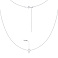 Тонкое серебряное колье Сердце (арт. 7507/2365п) – изображение 3