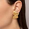 Серьги Francelli из желтого золота (арт. 1091854/2жм) – изображение 2