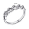 Серебряное кольцо с фианитами (арт. 7501/6480) – изображение 2