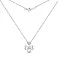 Серебряное колье Сердце с перламутром (арт. 7507/2395п) – изображение 2