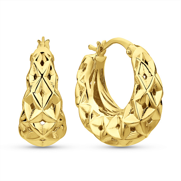 Серьги из желтого золота (арт. 1091932ж) – изображение 1
