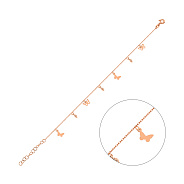Фото Золотой браслет с подвесками (арт. 326941)