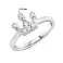 Серебряное кольцо «Корона» с фианитами (арт. 7501/4871) – изображение 2
