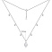 Серебряное колье с подвесками (арт. 7507/1400/10) – изображение 3