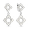 Серебряные серьги с перламутром (арт. 7502/10089п) – изображение 1