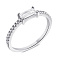 Серебряное кольцо с фианитами (арт. 7501/6262) – изображение 1