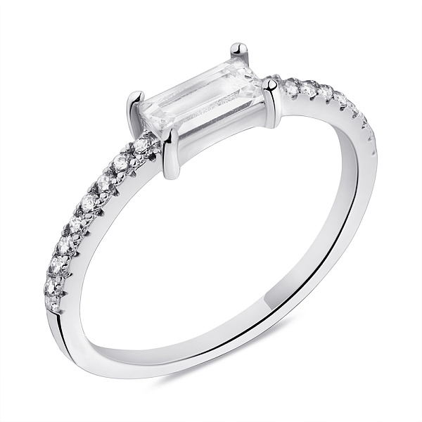 Серебряное кольцо с фианитами (арт. 7501/6262) – изображение 1
