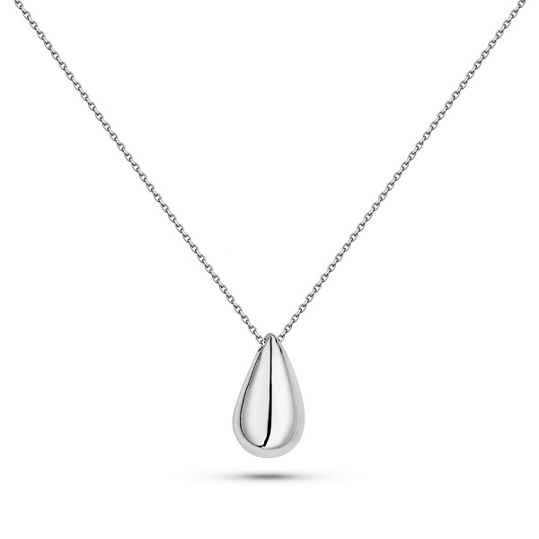 Серебряное колье Капля без камней (арт. 7507/2317) – изображение 1