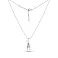 Серебряное колье Зайчик без камней (арт. 7507/2252) – изображение 2