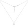 Серебряное колье с подвеской с опалом (арт. 7507/2620Поб) – изображение 2
