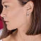 Серьги из белого золота с бриллиантами (арт. С011200030б) – изображение 2