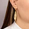 Длинные золотые серьги Francelli (арт. 1091857ж) – изображение 3