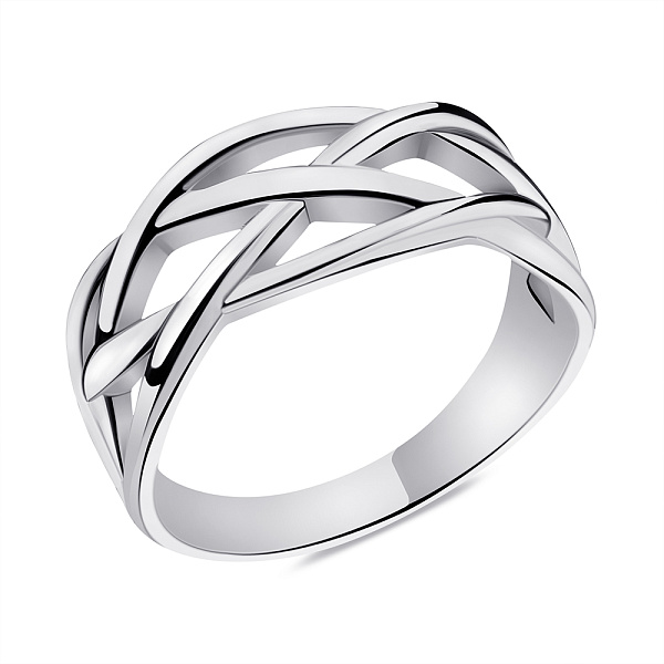 Серебряное кольцо без камней (арт. 7501/0323кю) – изображение 1