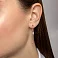 Золотые серьги с фианитами (арт. 110092/1) – изображение 3