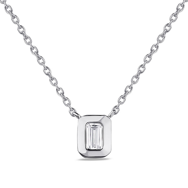 Колье из серебра с фианитом (арт. 7507/1817) – изображение 1