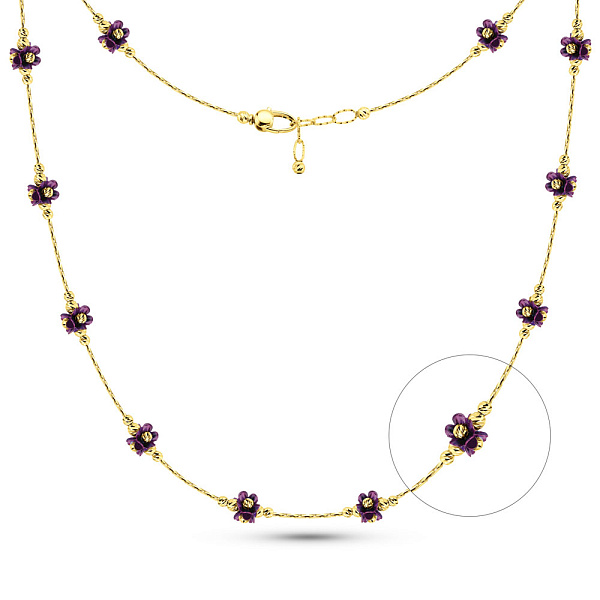 Колье из золота Francelli (арт. 352699жф) – изображение 1