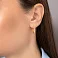 Серьги из красного золота (арт. 109076/15) – изображение 2