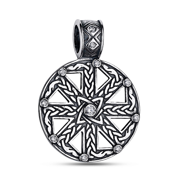Серебряный кулон Коловрат (арт. 7903/3767-ч) – изображение 1