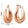 Золотые серьги-конго (арт. 105206/25) – изображение 4
