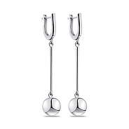 Фото Сережки зі срібла без каменів Trendy Style (арт. 7502/3844/3)