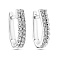 Серьги из белого золота с бриллиантами (арт. С341106015б) – изображение 1