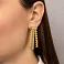 Золотые серьги Francelli (арт. е1091885ж) – изображение 2