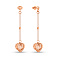 Серьги из красного золота Сердце (арт. 1091565) – изображение 1