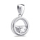 Серебряный подвес с фианитом (арт. 7503/4324) – изображение 1