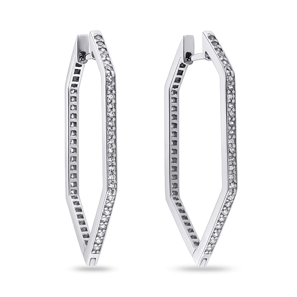 Серебряные серьги с фианитами Trendy Style (арт. 7502/29014р) – изображение 1